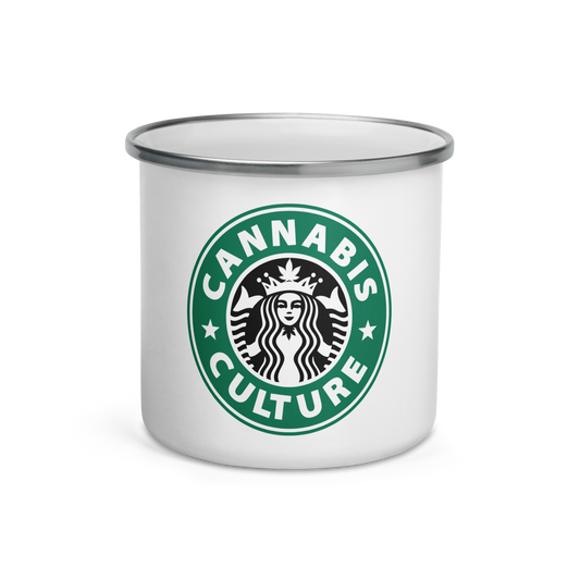 Cannabis Culture Enamel Mug