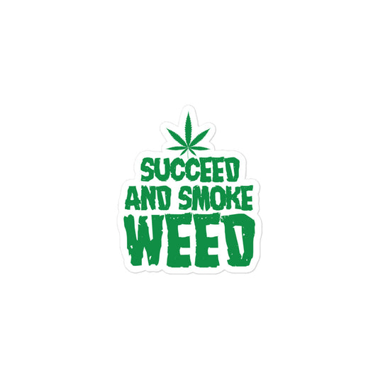 Succeed and Smoke Stickers