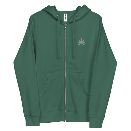 Official Leaf + Hits from the Bong Fleece Zip up Hoodie